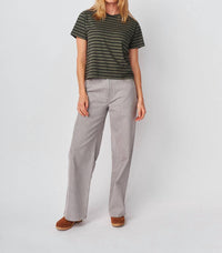 Sundry Short Sleeve Boxy Crew Tee in signature green - women's t-shirt - view 4