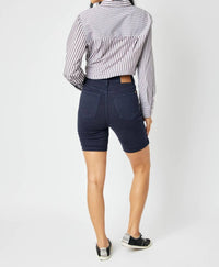 Judy Blue - High Waist Garment Dyed Bermuda Shorts