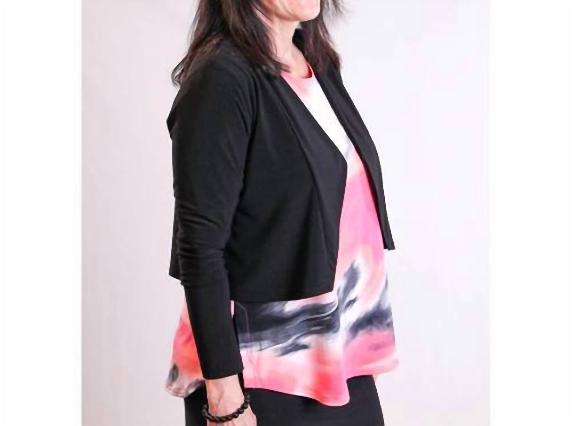 Sympli - Clip Long Sleeve Shrug