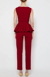 Prabal Gurung - Peplum Square Neck Top