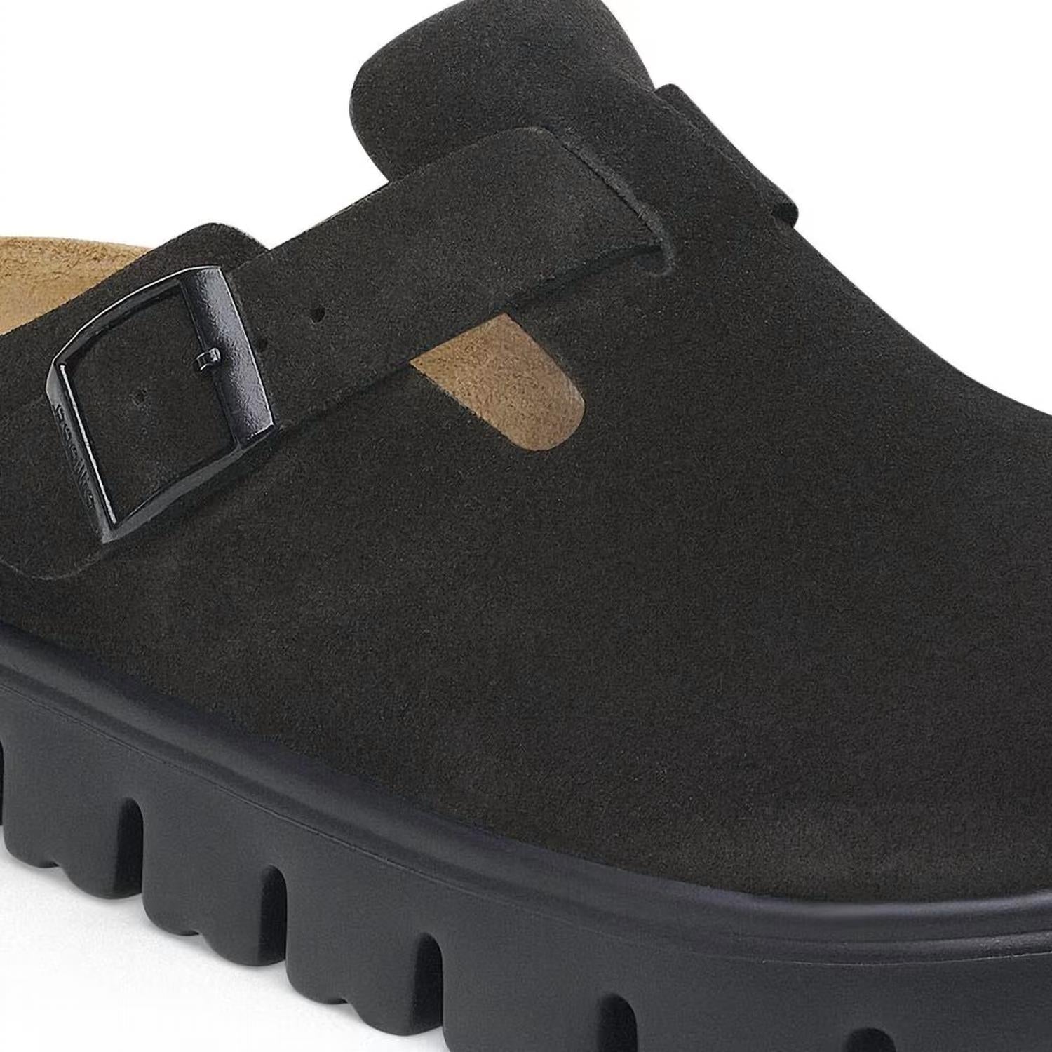 Birkenstock - Women's Boston Chunky Suede Leather Clog