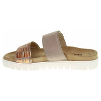 GABOR Women's Slide Sandal in antikrosa suede - women's sandal - detail view