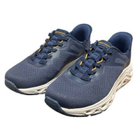 Skechers Men's Mesh Hands Free Swift Fit Athletic Shoes in navy blue - men's shoe - view 4