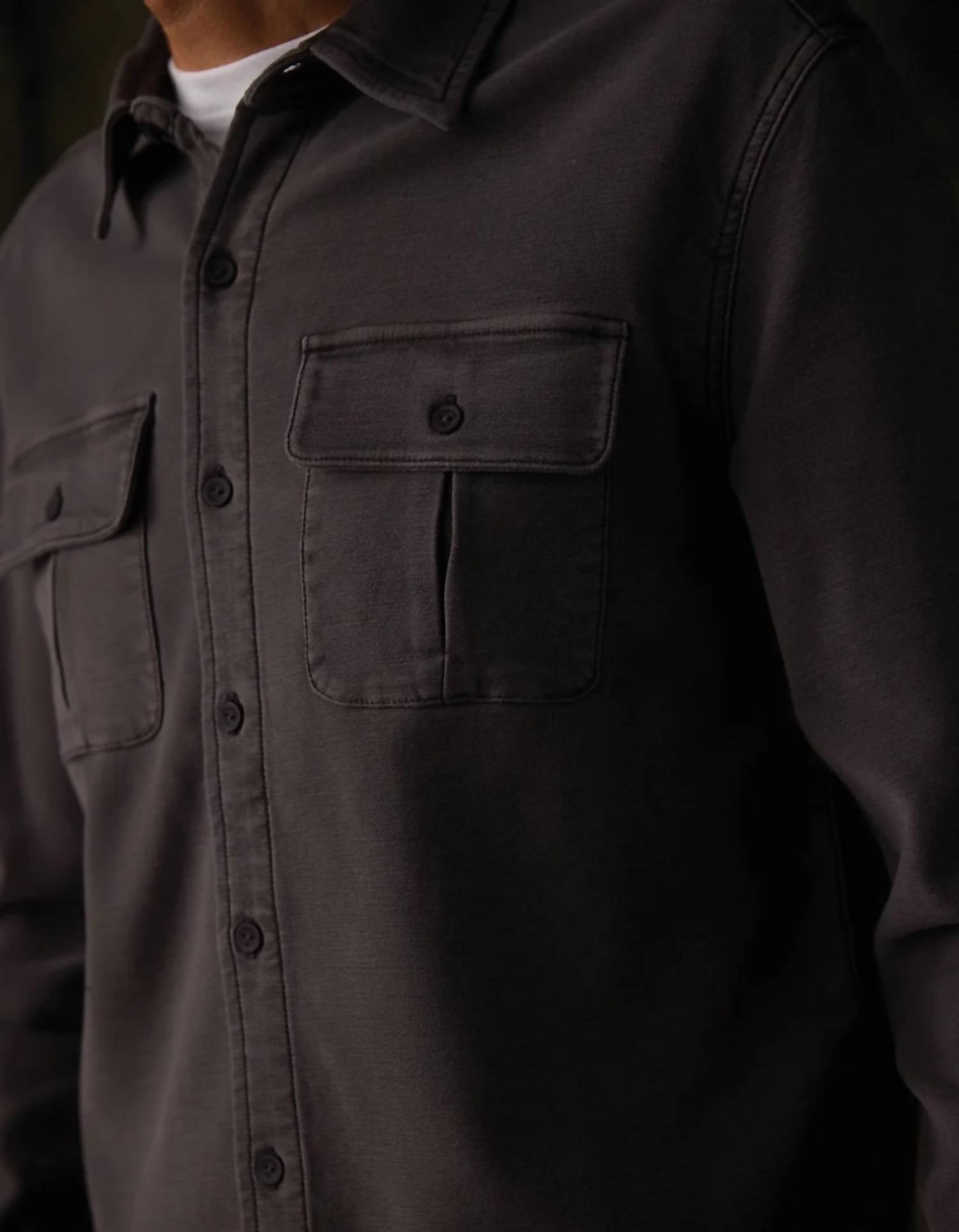 The Normal Brand - COMFORT TERRY SHIRT JACKET
