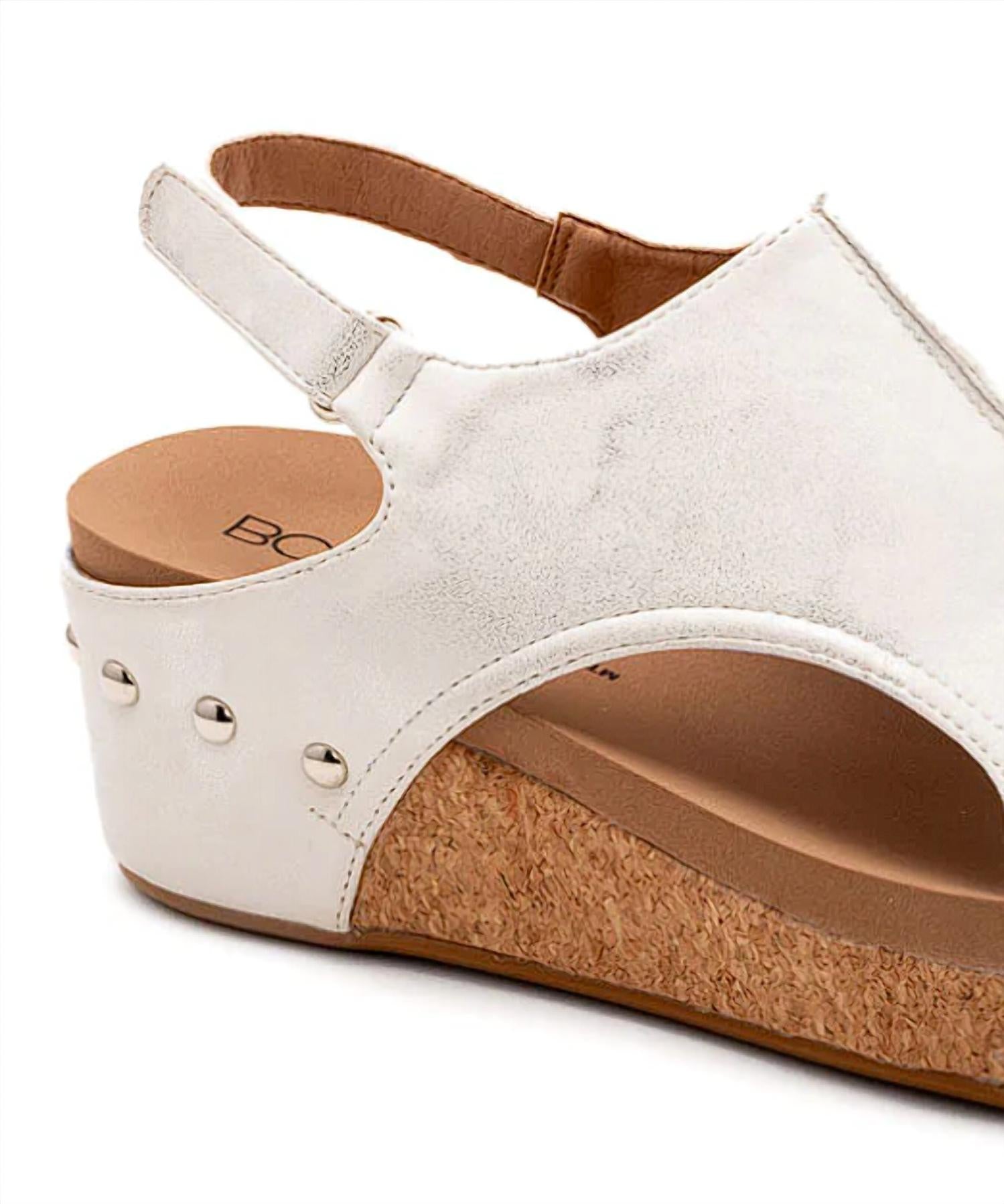 Corkys Footwear Women's Volta Ii Sandals in white metallic - women's sandal - alternate view