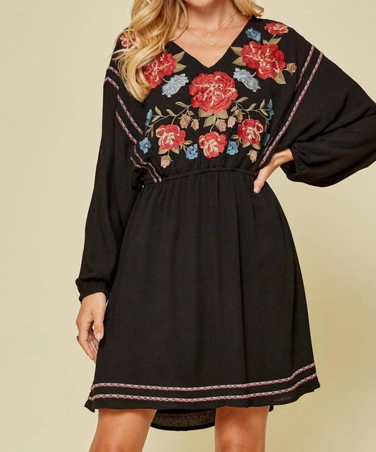 Andree By Unit - Embroidered Fit & Flare Dress