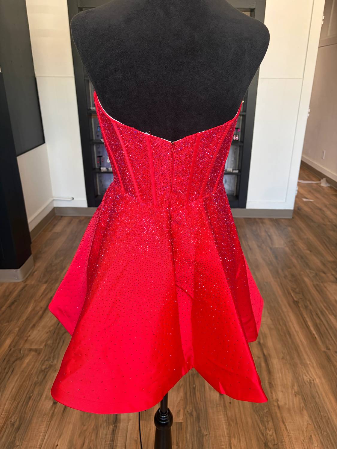 Sherri Hill - Women's Strapless Mini Dress