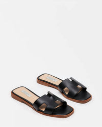 Steve Madden - Women's Haydn H Strap Leather Sandal