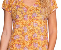 Just Darviny - Sally Floral V-neck Dress