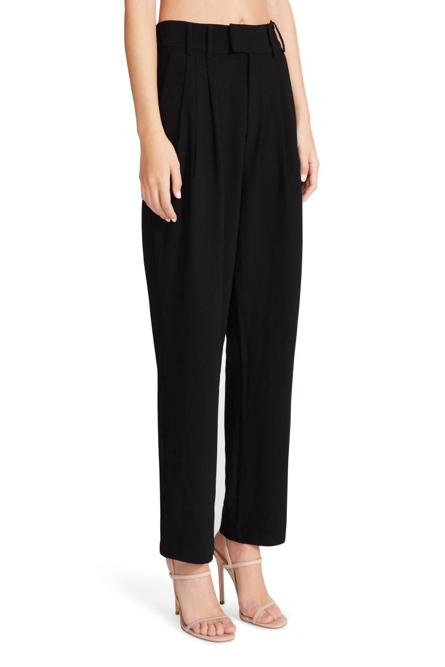 STEVE MADDEN FARMERS MARKET PANT in black - women's pants - detail view