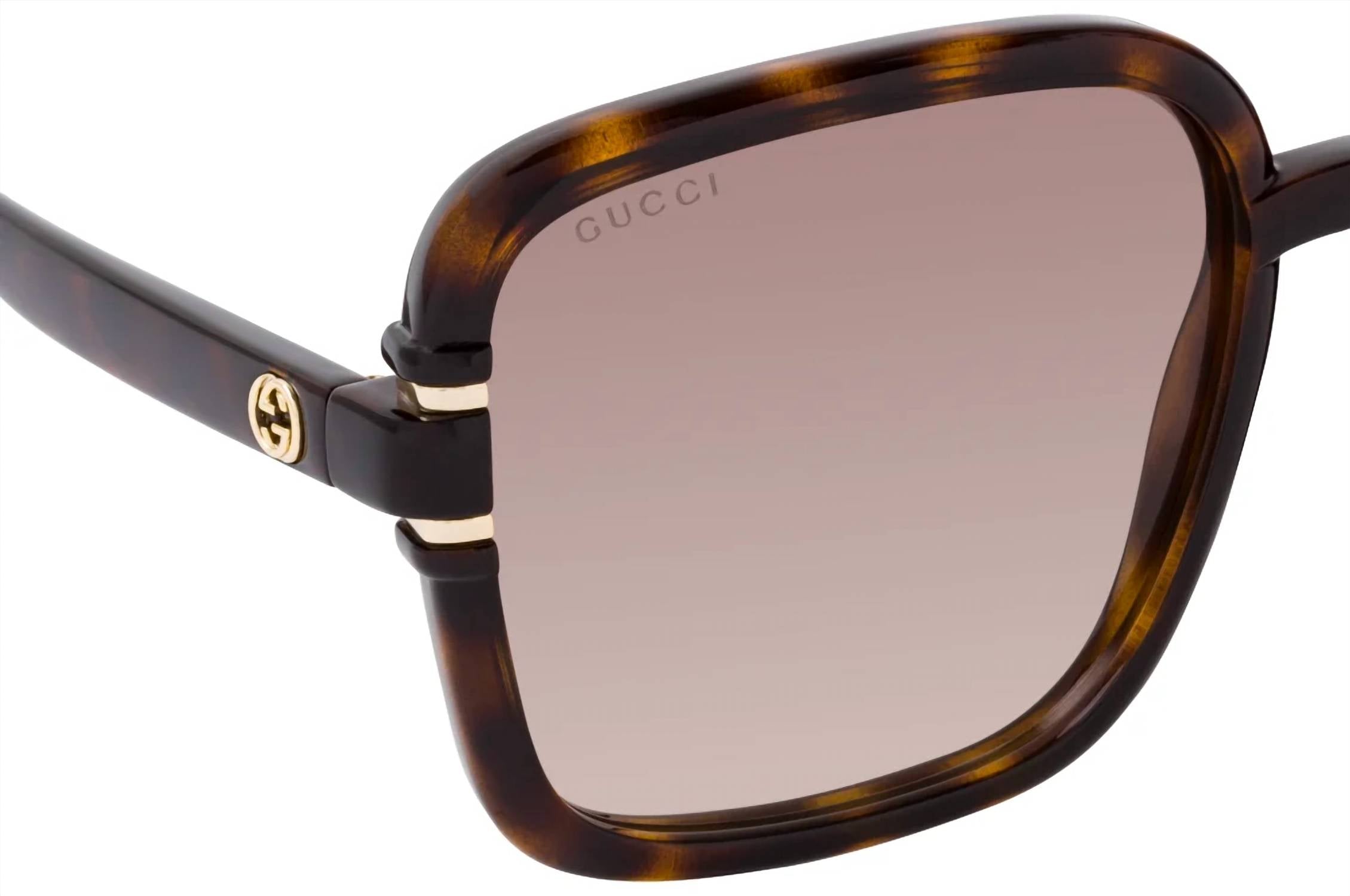 Gucci - Butterfly Non Polarized Sunglasses 1066s - 002
