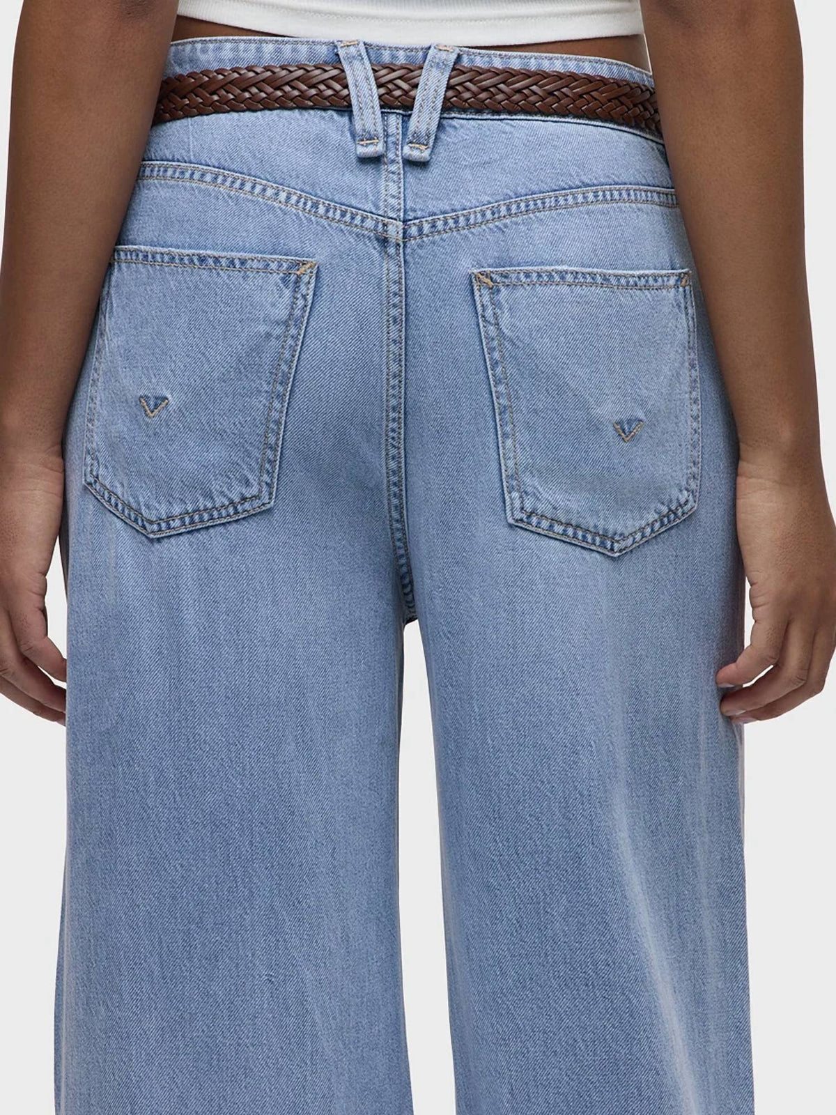 Hudson - Jodie Lightweight Loose Fit Wide Leg Jeans