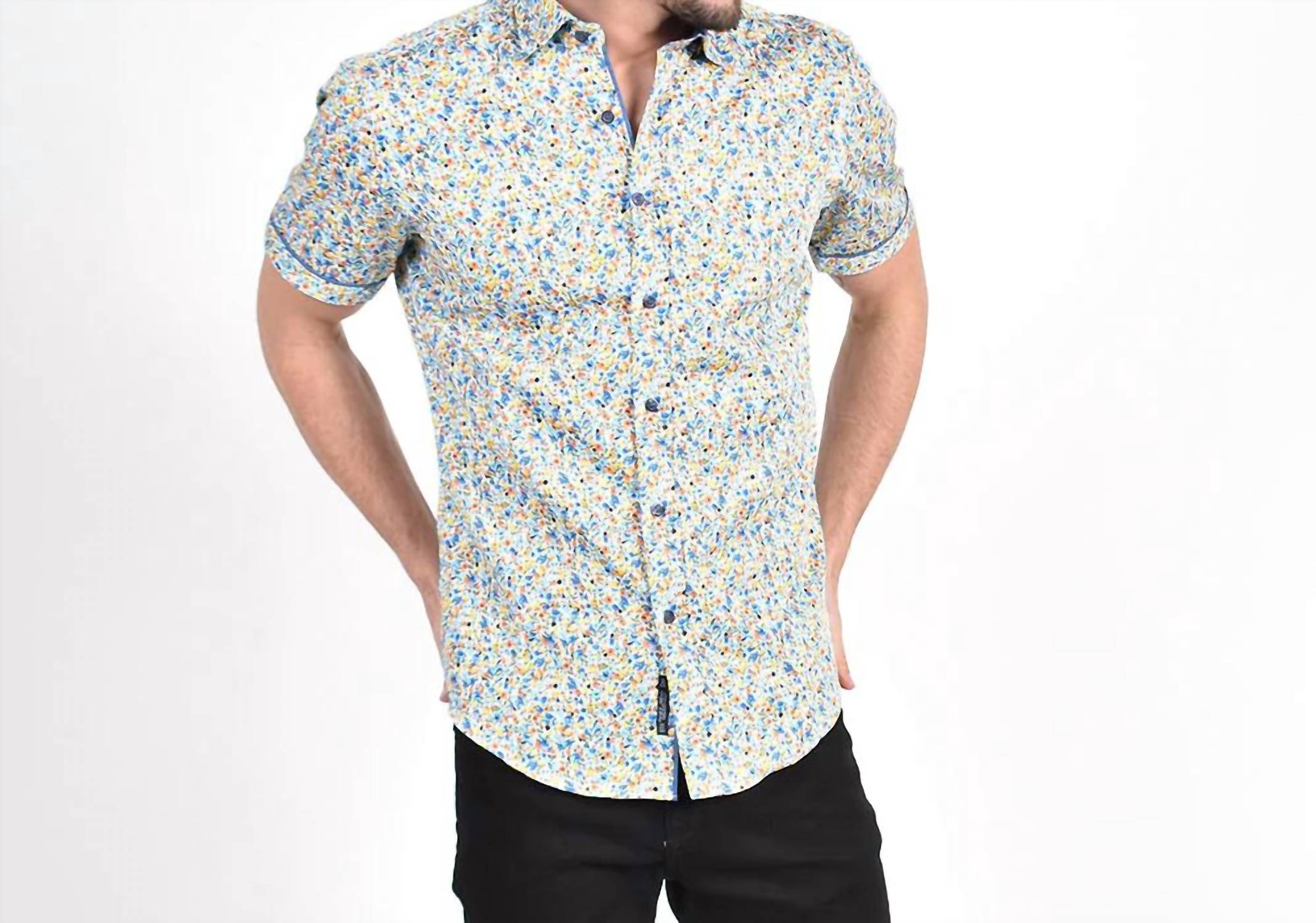 Eight X - Summer Melody Floral Short Sleeve Shirt