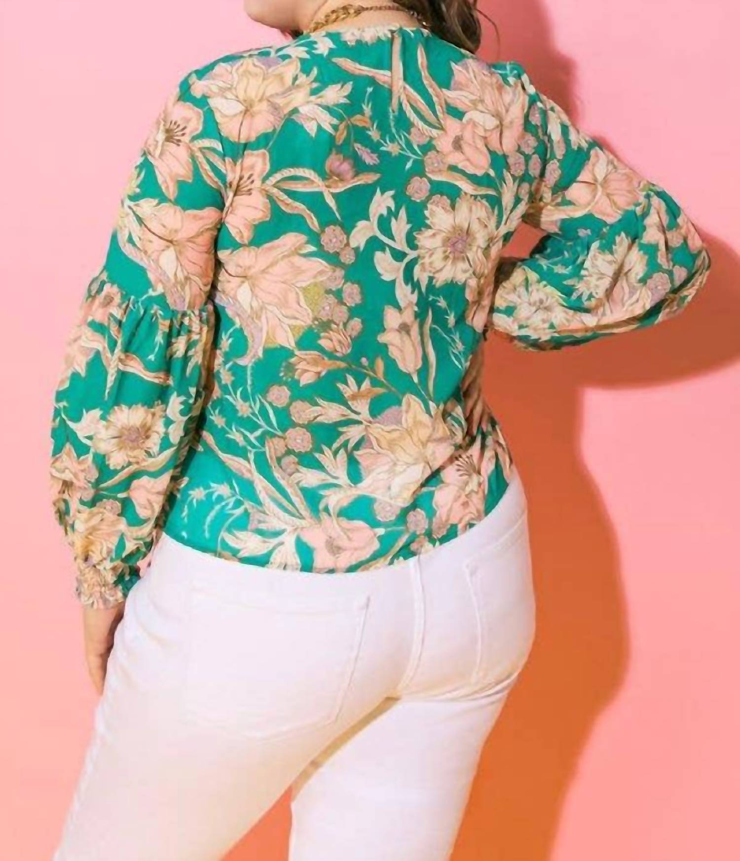 Flying Tomato - Printed Woven Top