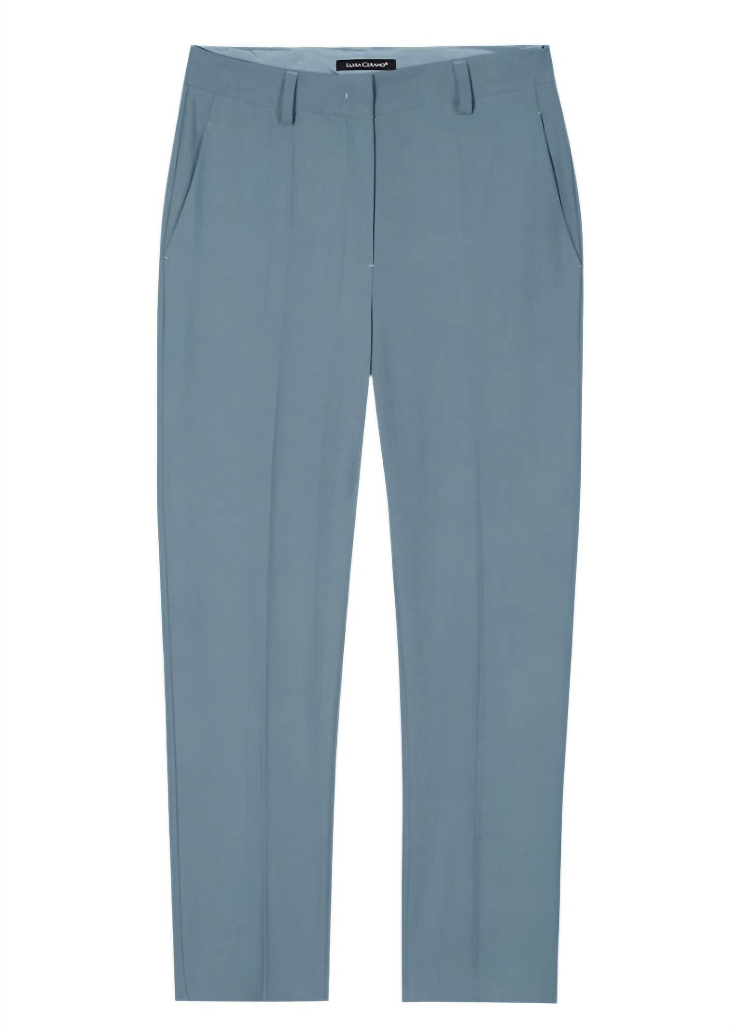 Luisa Cerano - Tapered Trousers With Panama Binding