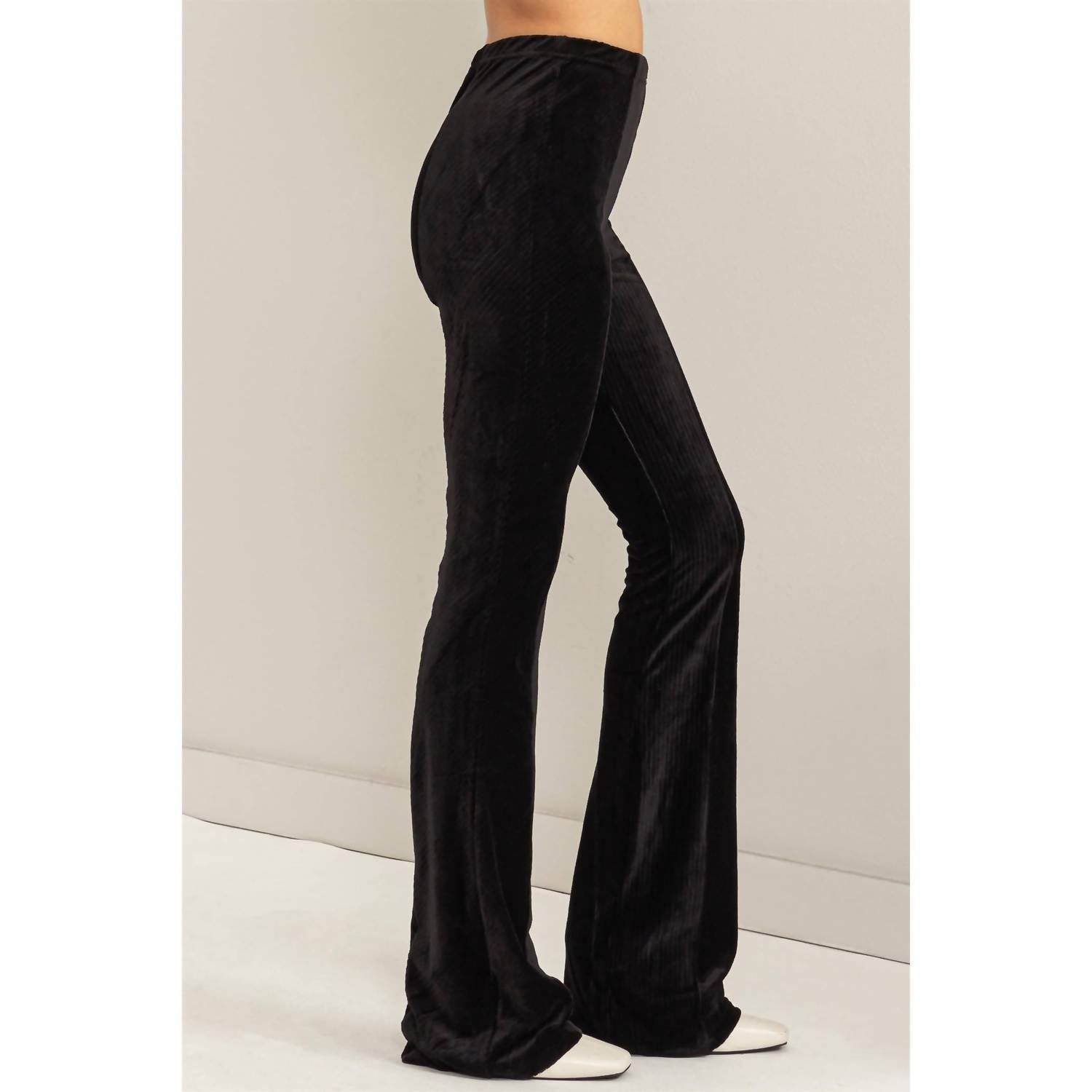 Hyfve - Everyday Essential Striped Velvet Pants