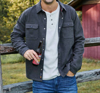 Flags & Anthem - Chatsworth Soft Waffle Henley Tee