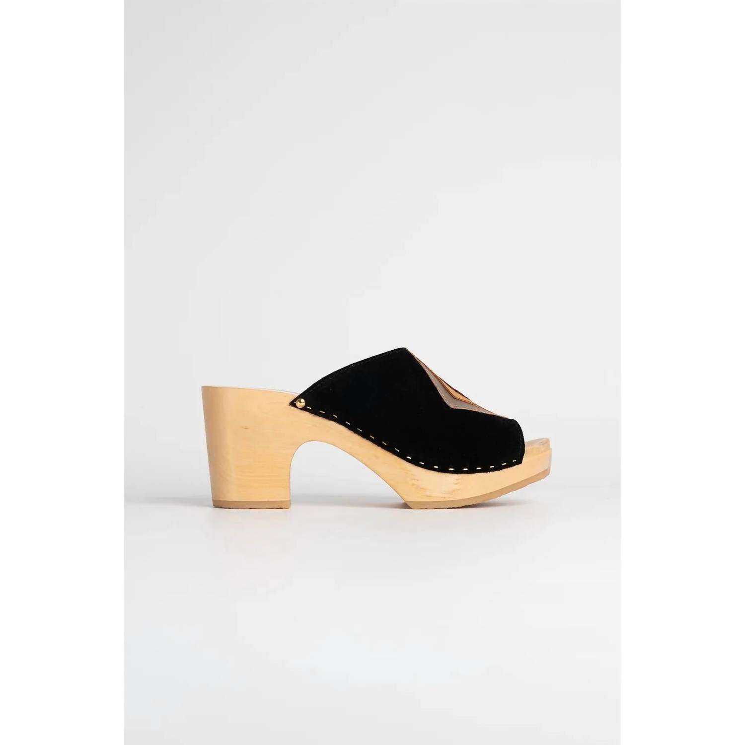 Sabot Youyou - Women's Youyou Velvet Leather Sandals