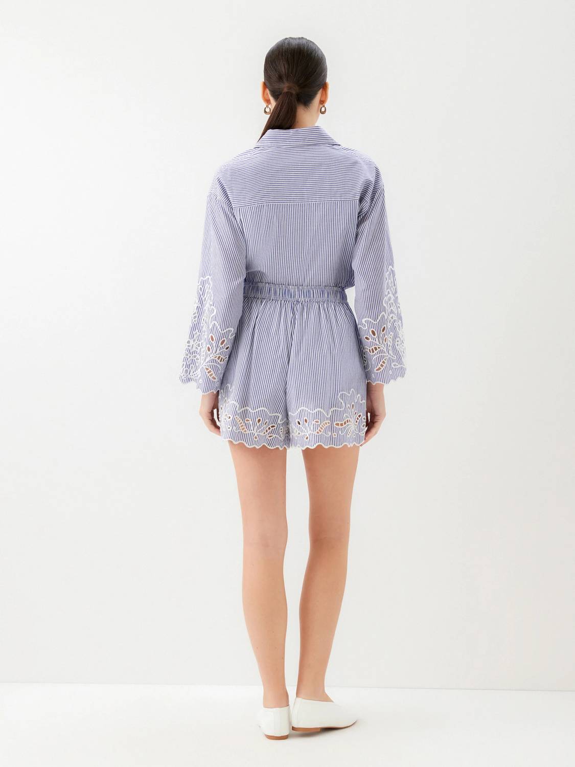 Fifteen Twenty - Women's Darcy Embroidered Shorts
