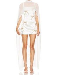 Milkwhite - Sheer Chiffon Cape