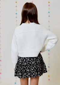Design History - Girls Boxy Knit Sweater
