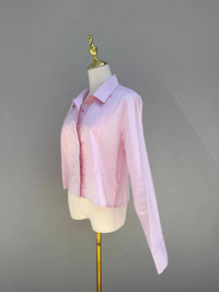 Cissa - Women's Bib Long Sleeve Button Down Shirt