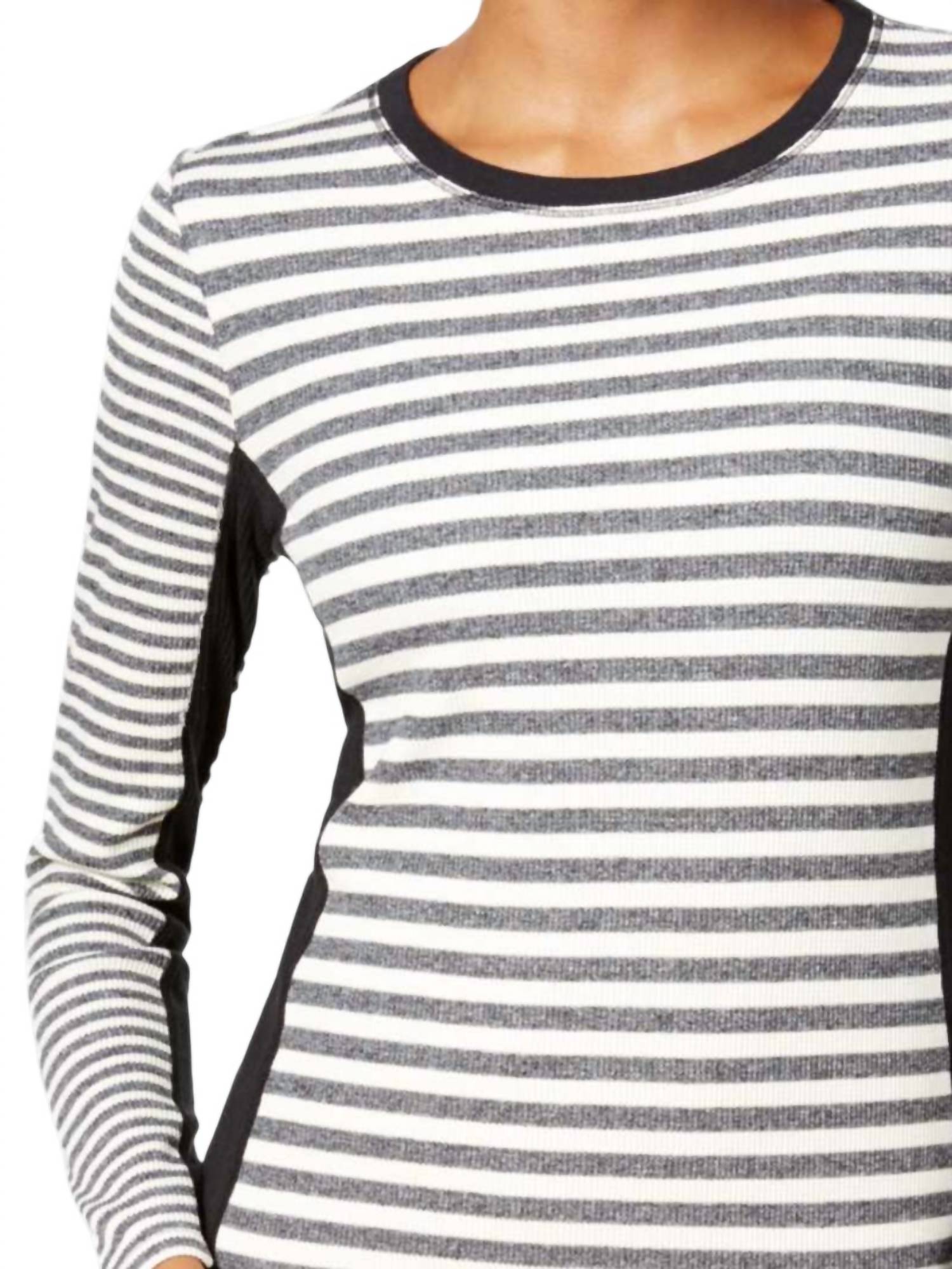 Calvin Klein - Women's Striped Thermal Top