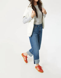 Mavi - Savannah Cuffed Straight Leg Jeans