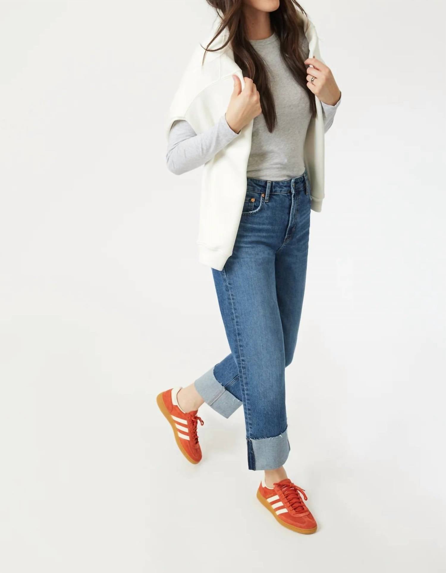 Mavi - Savannah Cuffed Straight Leg Jeans