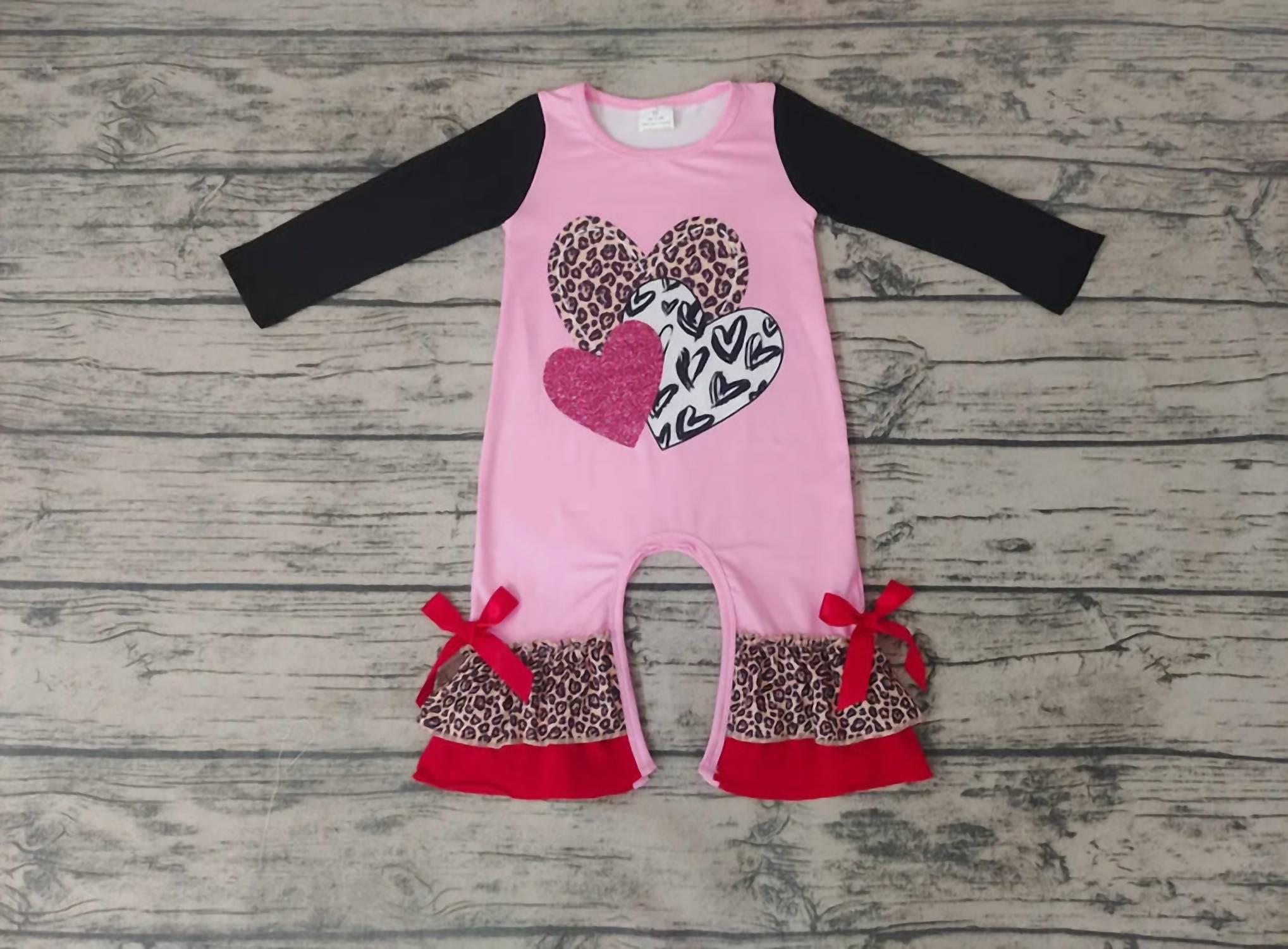 Aier Wholesale - Baby Girl's Valentine Sweetheart Romper