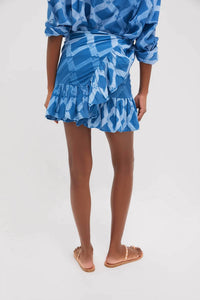 Coniglio - Short Ruffle Power Pareo Skirt