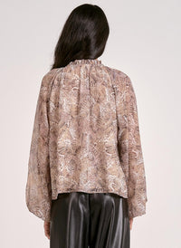 Elan - Snake Print Blouse