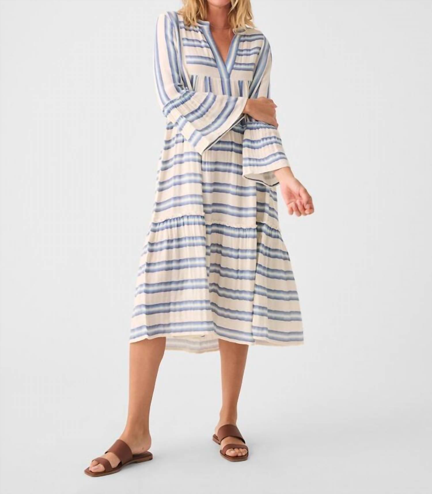 Faherty - Dream Cotton Gauze Vida Midi Dress