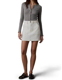 Faherty - Sunwashed Canvas Utility Skirt