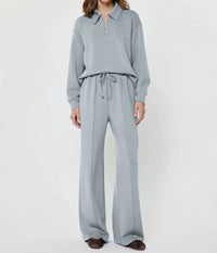 Current Air - Collared Half-zip Pullover Sweatshirt