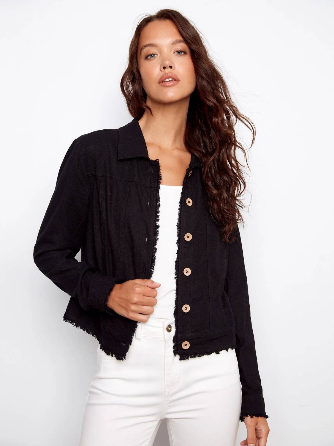Charlie B - Linen Blend Jacket