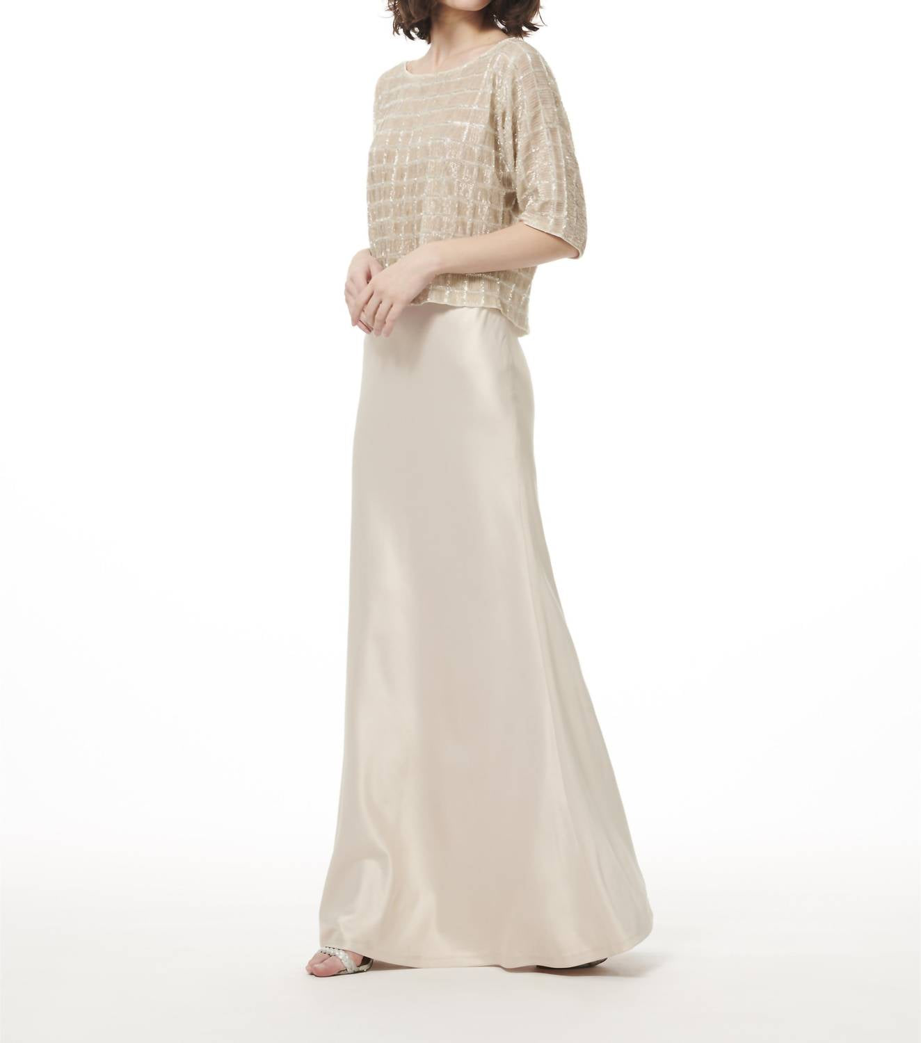 Emily Shalant - Grid Sequin Top