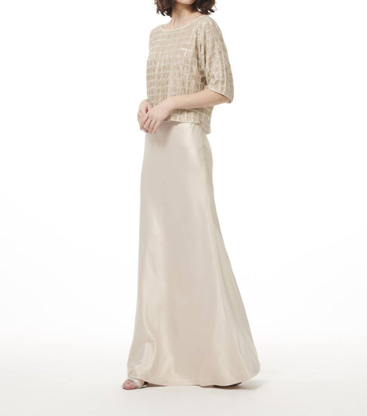 Emily Shalant - Grid Sequin Top