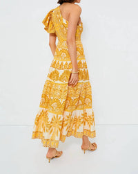 Farm Rio - Ainika Tapestry One Shoulder Dress