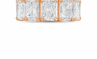 Diana M Jewels - Women's Radiant Lab-grown Diamond Eternity Band (10.00 Ct) - Bold