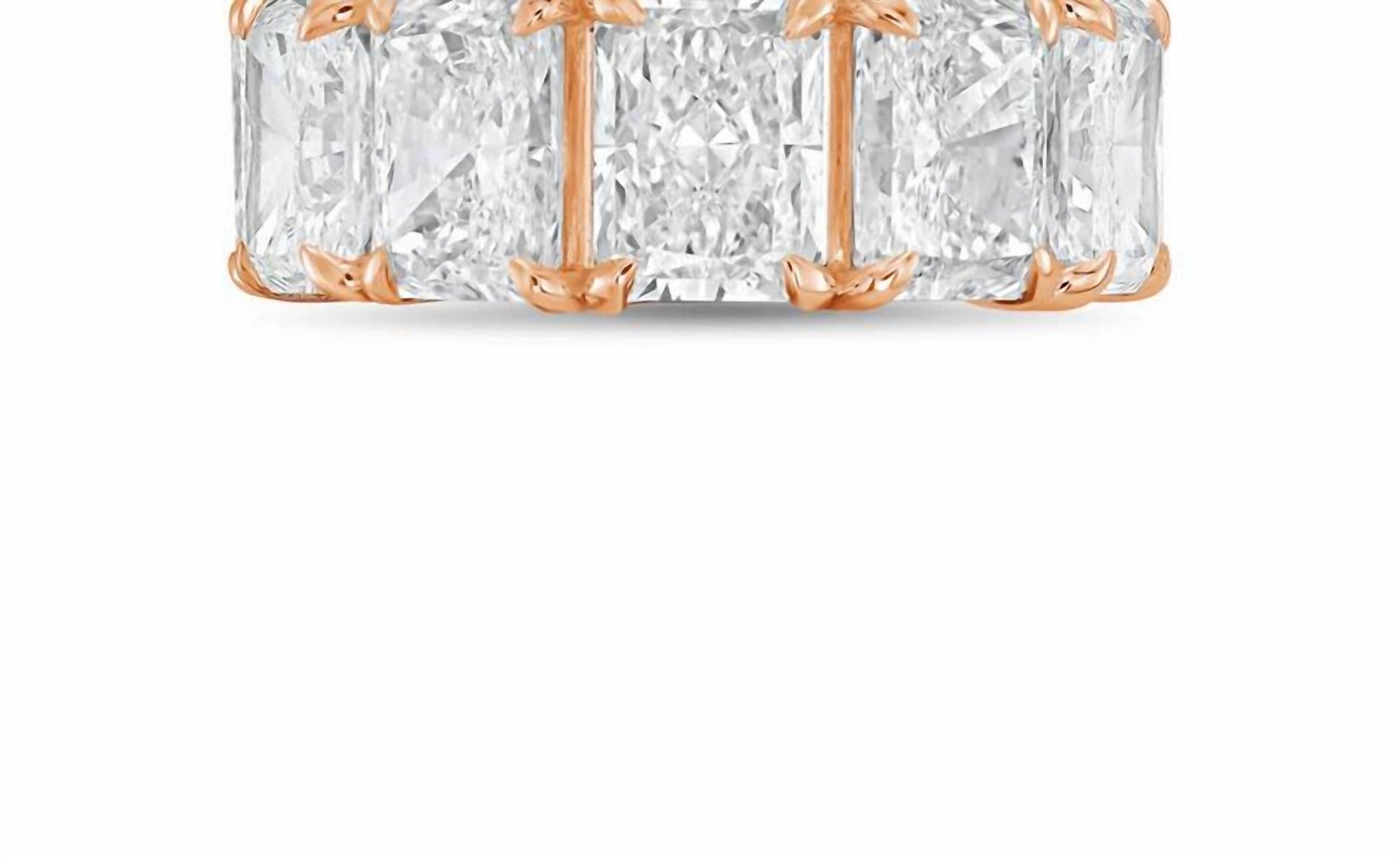 Diana M Jewels - Women's Radiant Lab-grown Diamond Eternity Band (10.00 Ct) - Bold