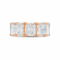 Diana M Jewels - Women's Radiant Lab-grown Diamond Eternity Band (10.00 Ct) - Bold
