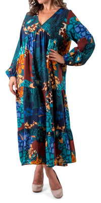 Gigi Moda - Carina V-neck Maxi Dress