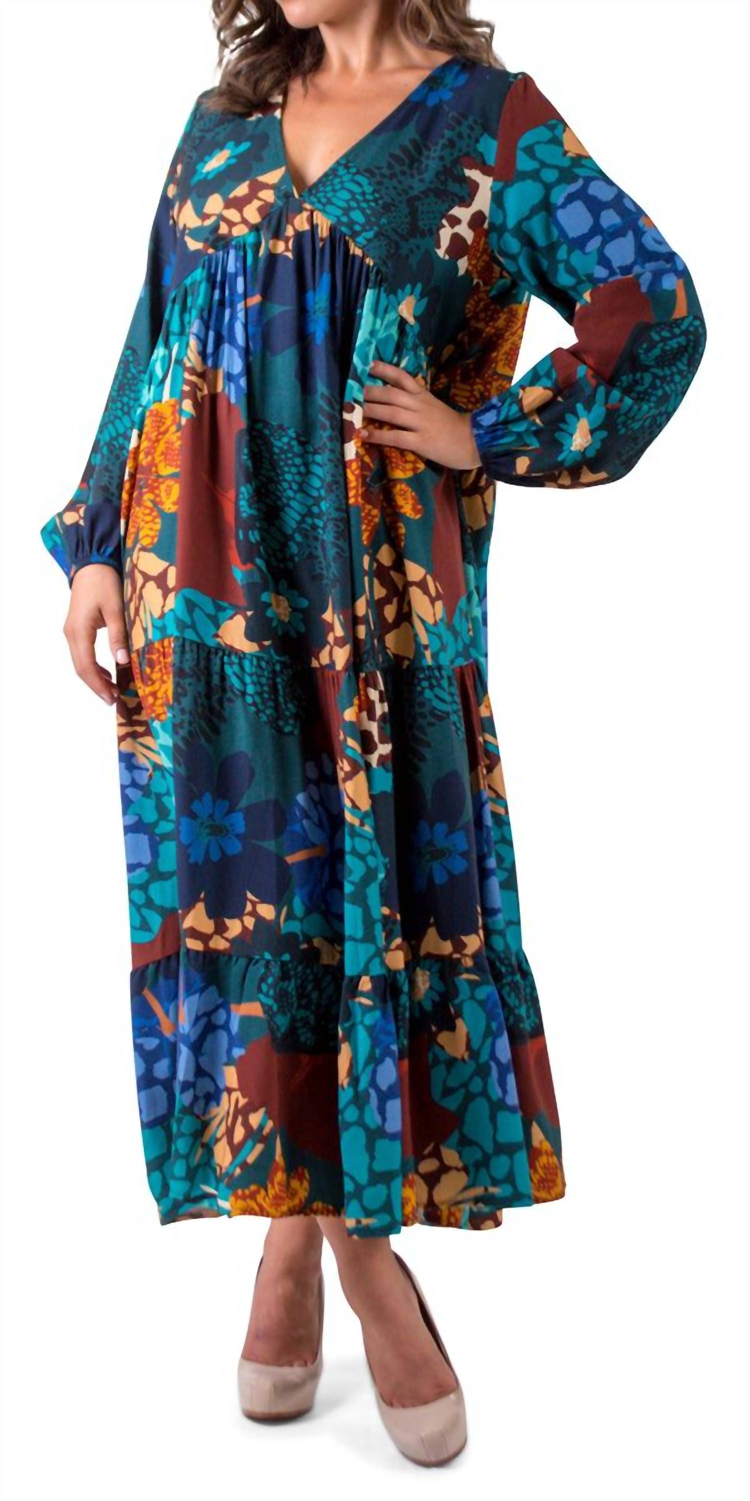 Gigi Moda - Carina V-neck Maxi Dress