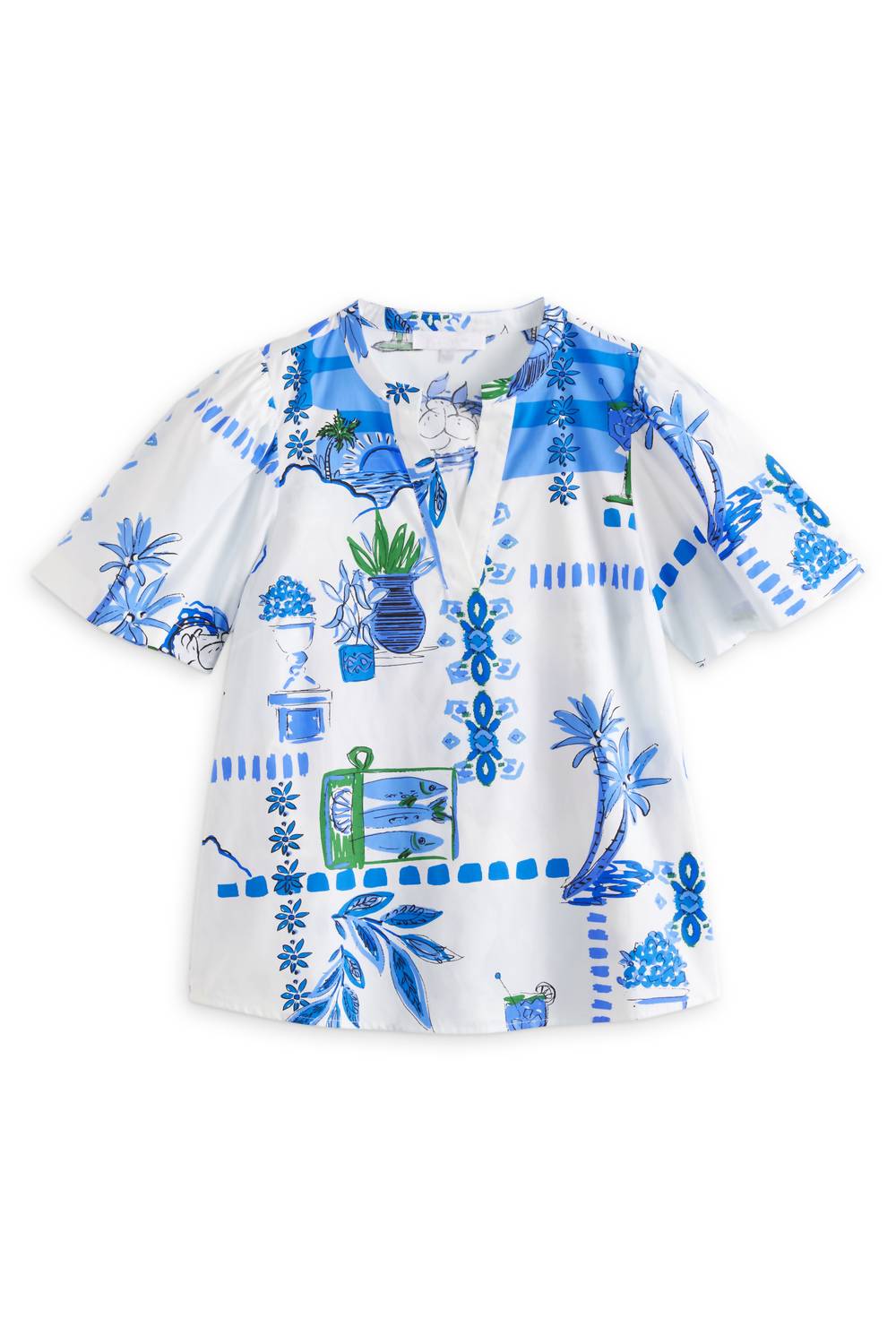 Sugarlips - Women's Oliver Puff Sleeve Blouse