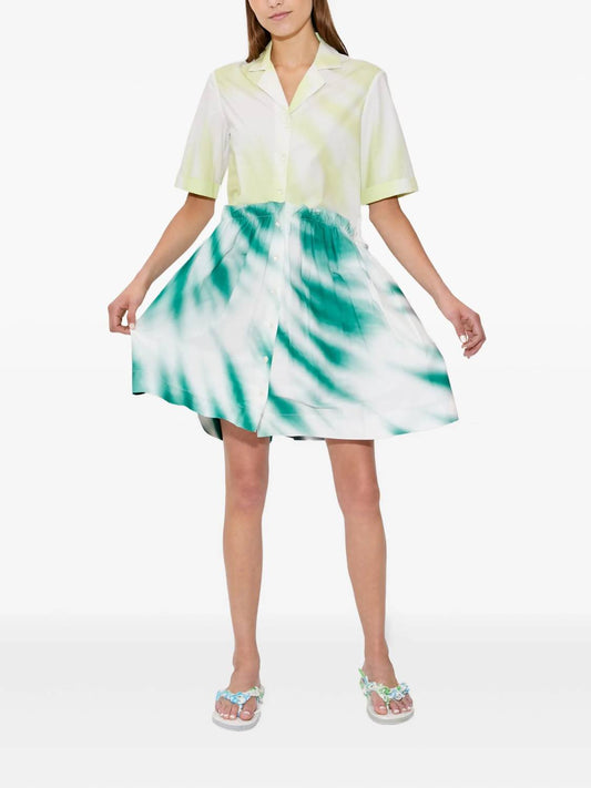 Rosie Assoulin - Mini Gathered Shirtdress