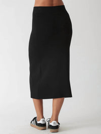 Electric & Rose Asher Midi Skirt in black - women's skirt - alternate view