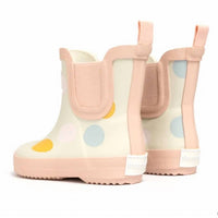Shooshoos - Kid's Polka Dot Round Toe Rainboots