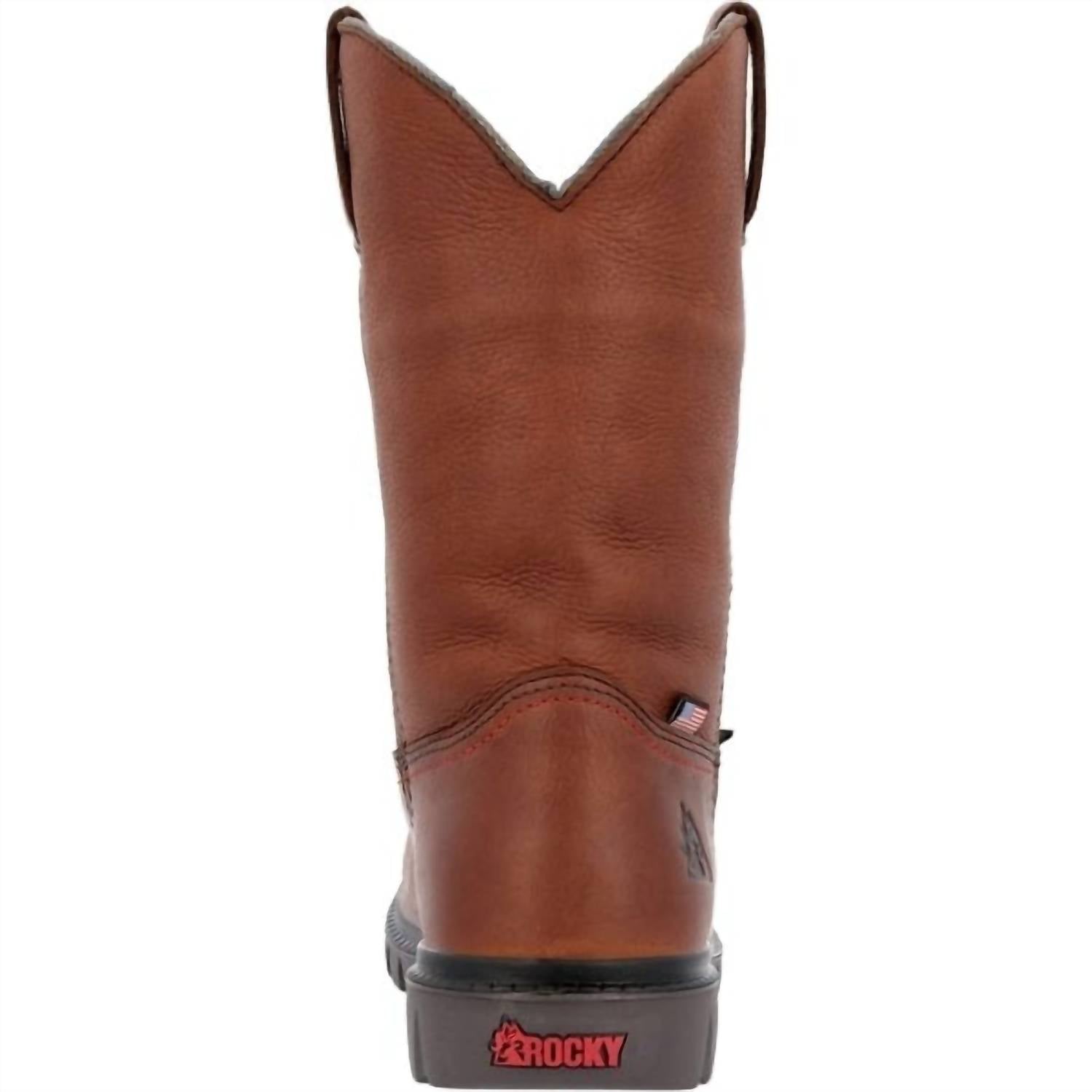 Rocky Men's Worksmart Composite Toe Boot in brown - men's boots - view 5