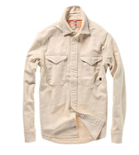 Relwen Men's Utility Long Sleeve Workshirt in coffee moleskin - men's jacket - alternate view